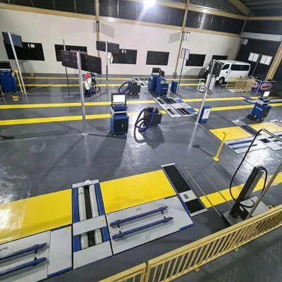 LUTRO Car and Motorcycle Combined Inspection Line, Vehicle MOT Test Lane System