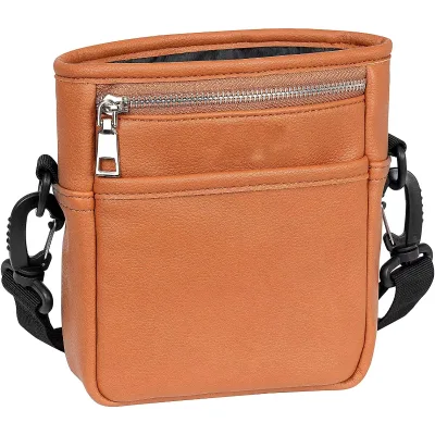 Dog Treat Training Pouch Made of Eco-Friendly Leather,Treat Training Bag for Treats, Kibbles, Pet Toys-3 Ways to Wear