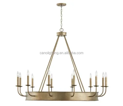 Modern American Capital Lighting - 449201ML-12 Light Chandelier in Industrial Style-38.5 Inches Tall and 49.5 Inches Wide
