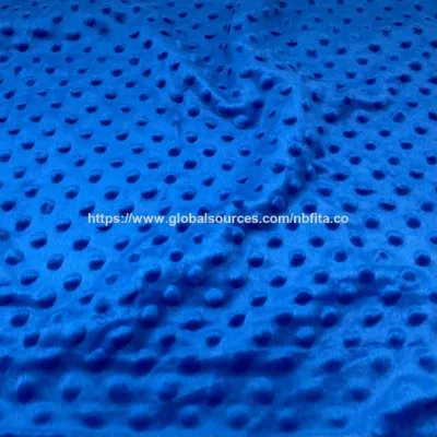 100% Polyester Minky Dotd Fleece