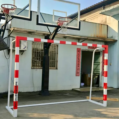 3x2m Soccer Handball Goal Post, Heavy Duty Aluminum Steel with Advanced Net System, Custom Logo OEM Factory Supply