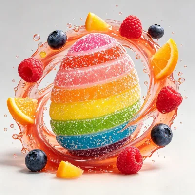 OEM Custom Logo Gummy Surprise Egg Fruit Jelly with Small Toys Halal Certified Novelty Snacks Factory Price