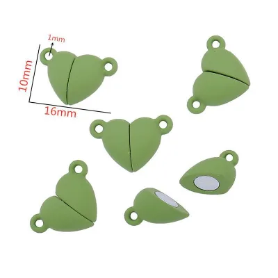 Hot Sale Love Magnet Heart Charms for Couple Bracelet Necklace