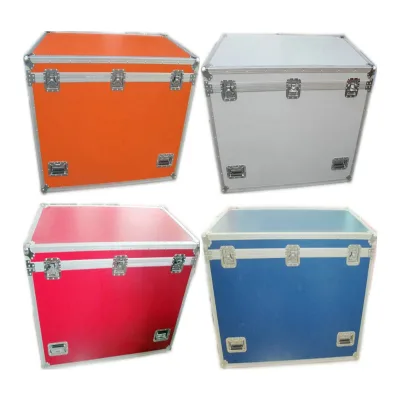 Aluminum Flight Case for Fair Production Display and Transport With Wheels and Butterfly Locks