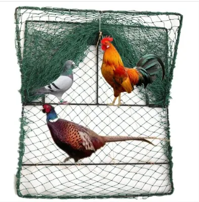 Bird Trap Dird Chicken Hawk Net Trap Wild Turkey Traps Outdoor Animal Camping Hunting Cage Tools,Enhanced Edition 24x20 Inches
