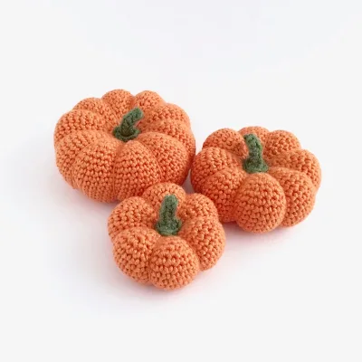 Pumpkin Crochet Kit  DIY Kit Crochet  Eco-friendly Craft Kit  Halloween Gift for Beginner