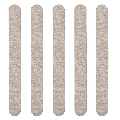Professional Double Sided Reusable Emery Nail File Straight 100 Grit for Nail Care and Salon Use