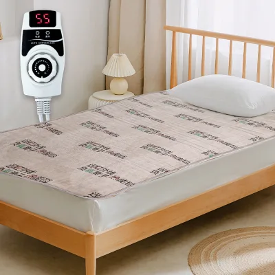220V Best-Selling Winter Warming Blanket Far-Infrared Negative Ion Carbon Fiber Heating Blanket Multi-Level Adjustable