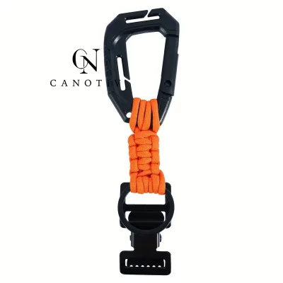 Wholesale Paracord Webbing Carabiner Key Holder Quick Connect Snap Hook Outdoor Sports Accessories