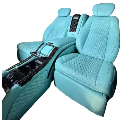 High Quality Armrest Luxurious Electric Adjustable Leather Giant Whale Seat for Vito
