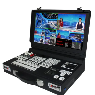 DeviceWell 4K Digital Video Switcher UHS9508R 8-Channel 4K60 for Professional Broadcasting/Live Streaming Aluminum Alloy