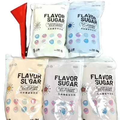 High Quality Food Grade 1kg Package of Fruit Flavored Sugar, Special Sugar for Making Marshmallows