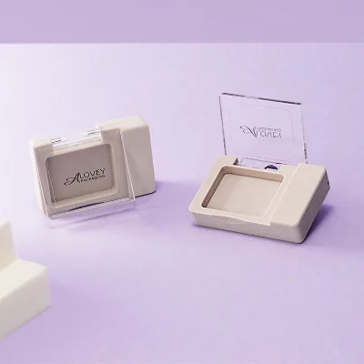 Manufacturer Makeup Mini Cute Empty Eye Shadow Container Single Square Eyeshadow Case