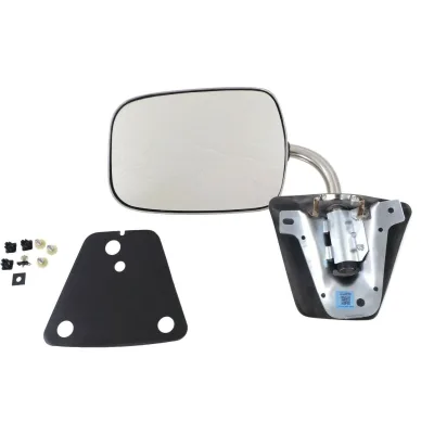 Btongint New Pair Set of Stainless Steel Manual Side View Mirrors for Chevrolet Truck Right Hand & Left Hand Placement