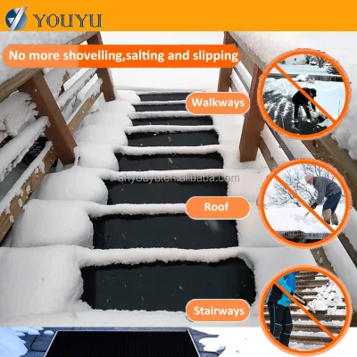 High Quality Snow Melting Mat Driveway Roof Heating Mat Heating Floor Subfloor Heating Cable 220V