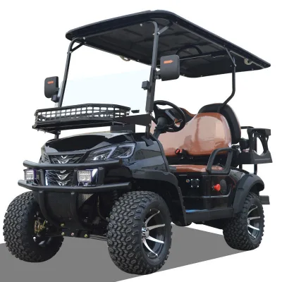 2024 2 4 6 Seater Gasoline Petrol Golf Cart Charger Golf Cart Rear Axle