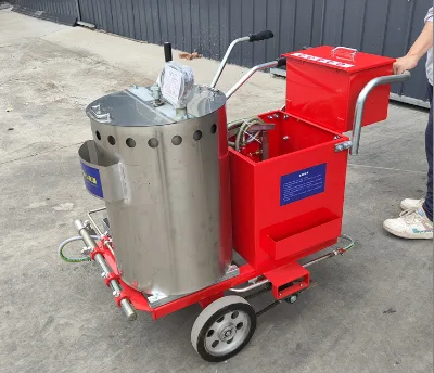 Hand Push Crossing Line Thermoplastic Road Marking Paint Machine