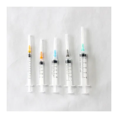Sterile 2ml Dual Vaccination Insulin Syringe Poultry Single Needle Hypodermic Syringe with Needle
