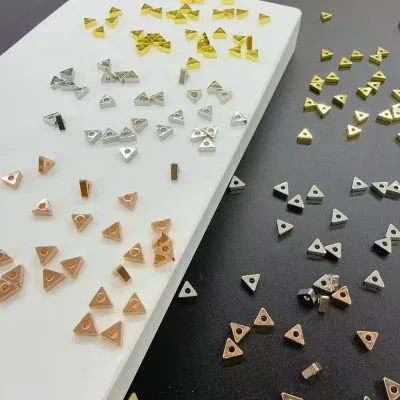 Brass Round Flat Bead Spacer Jewelry Making Component Spacer Beads for Backing Flat Discs