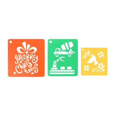 GP Versatile PET Plastic Letter Planner Stencils for Scrapbook DIY Design Journal Notebook Diary & Drawing Template Decorations