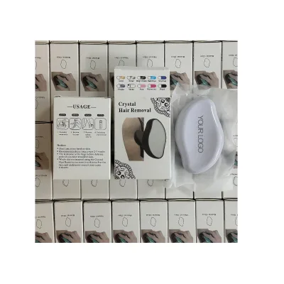 Customized LOGO 2023 Nano Glass Crystal Hair Remover Eraser Safety Epilator Reusable Easy Clean Body Beauty Crystal Hair Earser