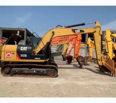 High-Performance 12 Ton Carter 312D Used Track Excavator for Civil Engineering Machinery Core Motor Gearbox Gear for Sale