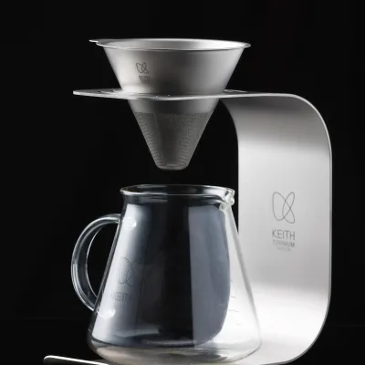 New Design Camping Coffee Travel  Drip Set Portable Coffee Set With Kettle Filter Glass Cup Tea Set