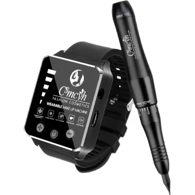 Hot Wireless Rechargeable Makeup Microblading Pen Digital Screen Rotary Microshading Machine Device Tool
