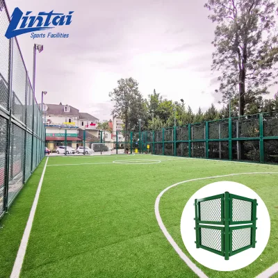 Top Quality Hot-dip Galvanized Steel Pure Polyester Powder Coating Soccer Field Fence for Basketball Football Tennis Padel Court