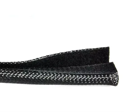 Braided Sleeving Split Cable Management Sleeves Flexible Braided Expandable Sleeving