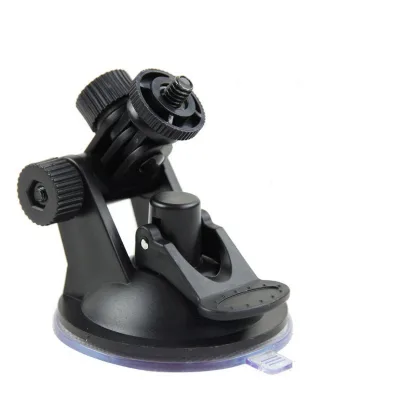 Auto Tachograph GPS Navigation Driving Recorder Stainless Steel Sucker Mounts Bracket 180 Degree 6mm 1/4 Inch Rotation Car DVR