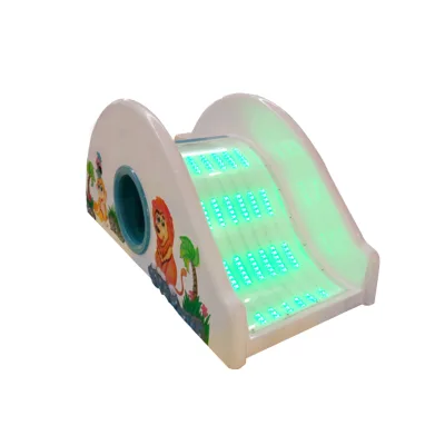 Beslepark Commercial Playground Rainbow Bridge Indoor Playground Equipment Slide with Light
