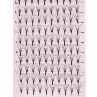 Wholesale 0.05 0.07 Pointy Stem Premade Fans 5D 7D 10D Premium Dark Matte Black Lash Extensions Supplies Lash Fans Extensions