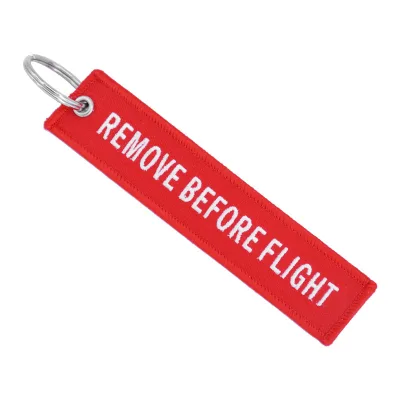 Hot Selling Embroidery Keychain English Letters Promotional Keychain Gifts