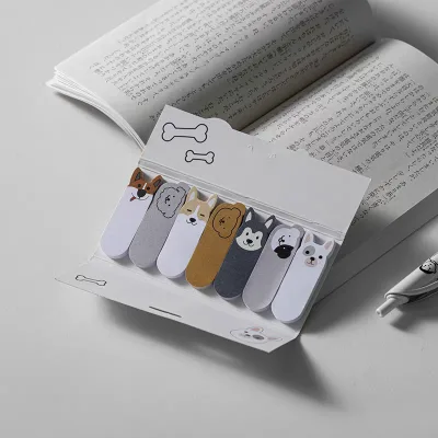 Paper Memo Pad  Cute Pet Cartoon Cute Cat and Dog Series Convenience Stickers Account Decorative Tags