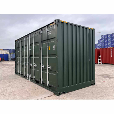 20Ft High Cube Shipping Container Open Two Side Doors New Shipping Container Big Size Cargo Loading