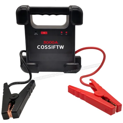 COSSIFTW OEM ODM 12V 1500A/24V 3000A Car Jump Starter for Heavy Truck Safety Design Ten Protection Led Lighting