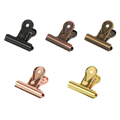 Promotional New Design Colorful Binder Clip Cute School&Office Metal Paper Clips