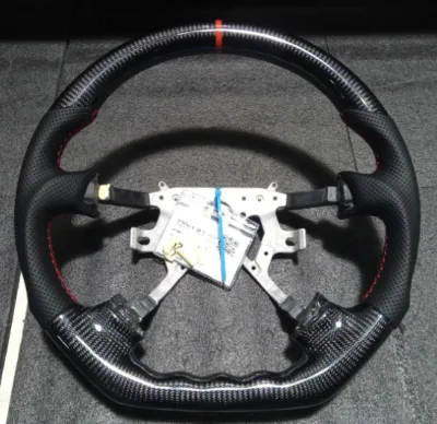Carbon Fiber LED Steering Wheel for NISSAN GU PATROL Y61 2001-2016 Steering Wheel