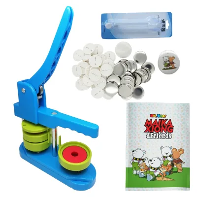 Manual Round Small Plastic Rotation Manual Badge Machine