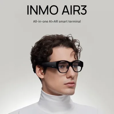 INMO AIR 3 AR VR AI Glasses Augmented Reality 16MP Camera 8-core Support GPT Deepseek 1080P Screen Glasses