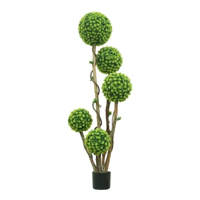New Arrival Artificial Topiary Boxwood Plants Tree Indoor Outdoor Artificial Grass Ball Tree Plants