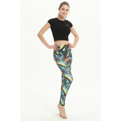 YOGA PANTS 16 printed with high quality ink