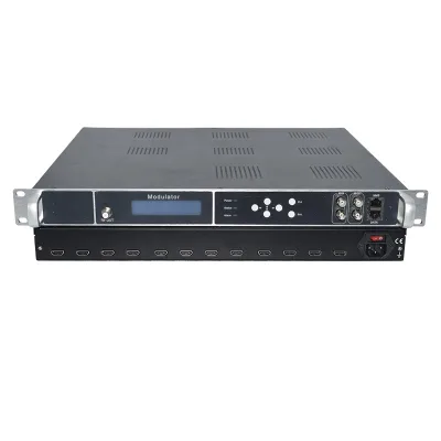 1080P 24 HD to QAM ATSC ISDB-T DVB-T Encoder Modulator Catv Digital TV Head-end System
