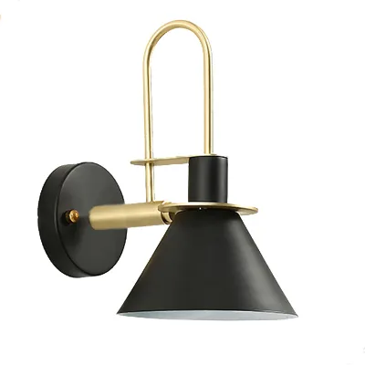 Nordic Country Hot Sales Indoor Wall Lights Aluminum Shade Wall Lamps for Bedroom Dinner Room Bathroom