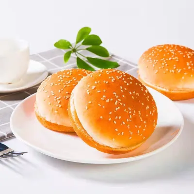 Hamburger Embryo Bread Embryo Hamburger Bun Breakfast Burger Fresh Nutritional Breakfast Ready-to-Eat Bread Embryo