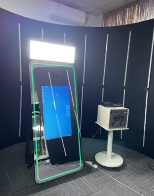 Phoprint Amazing Touch Screen Magic Mirror Photo Booth With Camera and Printer
