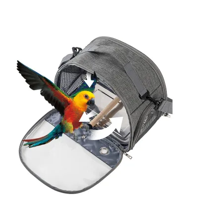 Portable and Breathable Bird Carrier Travel Cage Small Bird Travel Carrier