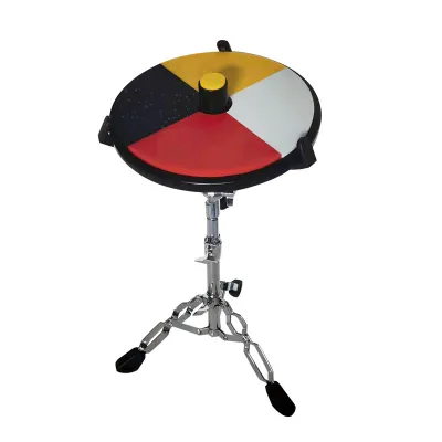 12-inch Multi-performance Mute Drum - High Elasticity Mid Low Elasticity with Sight Target Drum Kit for Rhythm Training