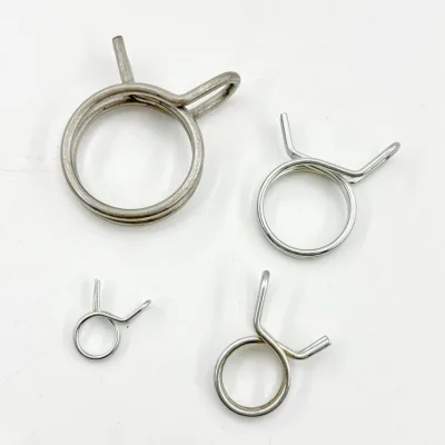 NLD High Quality Durable Zinc Plated Steel 15mm Double Pipe Clamps Metric OEM for Food & Beverage